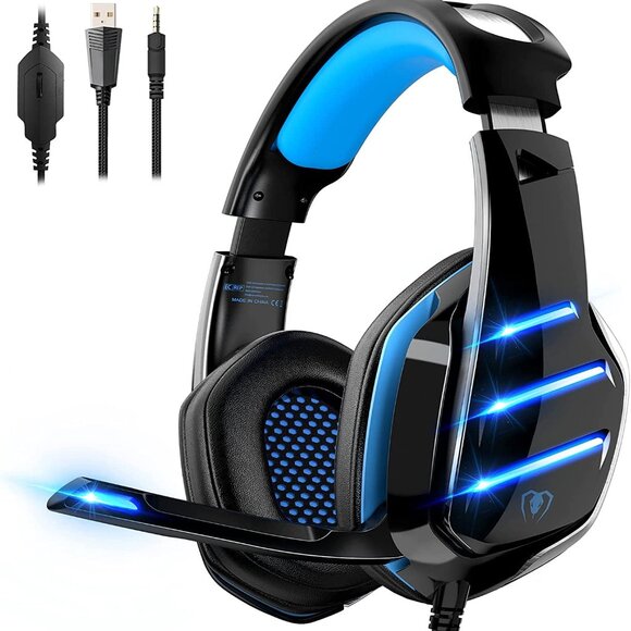 New Beexcellent GM3 Gaming Headset Wired Gaming Headphone With Mics - Picture 2 of 8